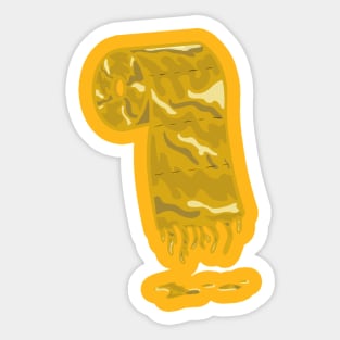 Liquid Gold Sticker